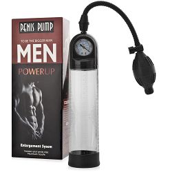 Manualna pompka powiększająca penisa z ciśnieniomierzem - 72291598