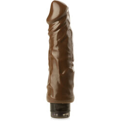 Gruby brązowy penis z wibracjami – orgazmowa torpeda – 84992641