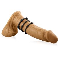 3 silikonowe pierścienie erekcyjne mocno rozciągliwe - 77482372 - 2