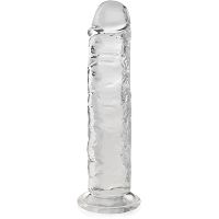 Elastyczny sztuczny penis żelowe dildo na przyssawce - 74192211 - 2