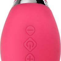 Powietrzny masażer łechtaczki z ruchomym języczkiem - 5 funkcji ssania i wibracji - 70417980 - 6