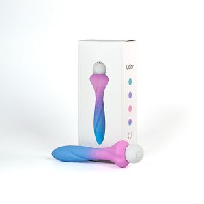 Mini wibrator wand 2w1 10 opcji - 70775948