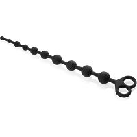 34 cm silikonowy sznurek z 10 kulkami do pochwy i anusa - 51457444 - 2