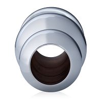 Stalowy korek analny 4,4 cm z otworem anal plug - 79734286 - 4