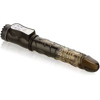 Rotacyjna pałka penetracyjna – wibrator z kulkami masującymi – czarny – ffl rv01067 - 2