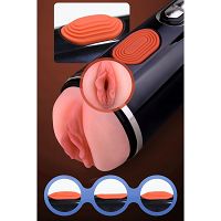 Ssąco-wibrujący masturbator z funkcją kompresji powietrza - 10 programów ssania i wibracji - 72174641 - 6