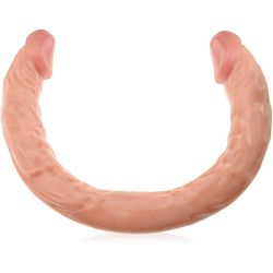 Dwustronny penis 42 cm - dildo lesbijskie podwójna penetracja - 76730182