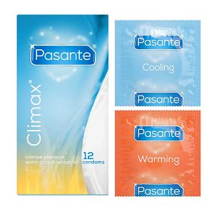 Pasante Climax prezerwatywy chłodzące i rozgrzewające 12 szt  - 74385011