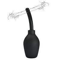 Czarny irygator intymny z gruszką do lewatywy anal sex 310 ml - 74021258 - 2