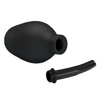 Czarny irygator intymny z gruszką do lewatywy anal sex 310 ml - 74021258 - 4