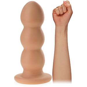 Olbrzymie dildo analne śr. 9 cm kulkowy anal plug korek na przyssawce - 78256989