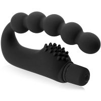 Wibrujący masażer prostaty i krocza giętka końcówka wypustki - 79609709 - 2