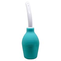 Niebieski irygator intymny z gruszką do lewatywy anal sex 310 ml - 76095790 - 2