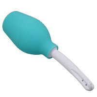 Niebieski irygator intymny z gruszką do lewatywy anal sex 310 ml - 76095790 - 4