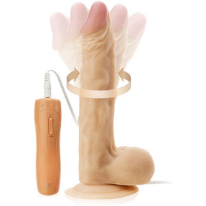 WIBRATOR, PENIS Z RUCHEM ROTACYJNYM - REALISTYCZNY DUŻY DONG - 57818234