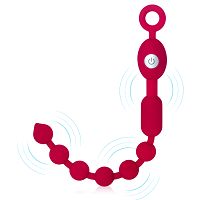 Podgrzewany masturbator dla mężczyzn z wibrującym łańcuszkiem analnym - 79577087 - 3