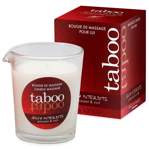 Świeca do masażu o zapachu dzikiego porostu do gry wstępnej - 78980240