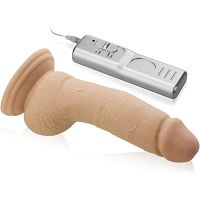 Ekstremalnie realistyczny wibrator penis męski z jądrami - 54272695 - 2