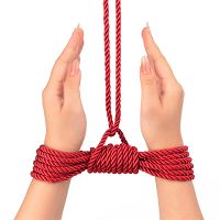 Rebellion czerwona lina do krępowania bondage BDSM 10 m - 77377750 - 3