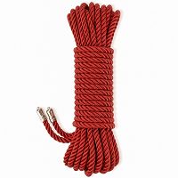 Rebellion czerwona lina do krępowania bondage BDSM 10 m - 77377750 - 5