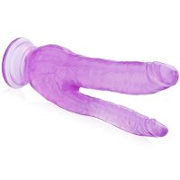 Dwa penisy pochwowo-analne bardzo miękkie dilda na przyssawce – 75189001 - 2