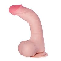 Dildo relistyczne elastyczny sztuczny penis 20 cm - 77987076 - 5