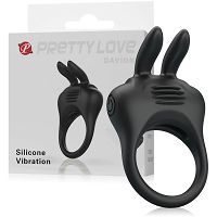 Wibrujący pierścień erekcyjny królik - wzmacnia wzwód i pieści łechtaczkę - 74739576 - 2