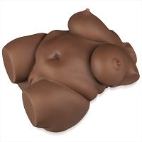 Realistyczny brązowy masturbator męski mała sex lalka plus size - 70198680 - 5
