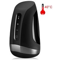 Satisfyer men heat vibration - masturbator imitujący seks oralny z funkcją grzania do 40stc - 77171897 - 4