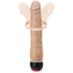 Wibrator z ruchem rotacyjny - dildo z obrotową główką - 76654101