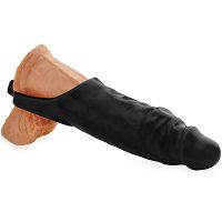 Powiększająca +3cm i pogrubiająca nakładka na penisa, masujące członek wypustki - 76026186 - 2