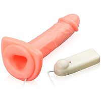 Wibrująca pusta proteza penisa dildo strap-on wydłuża o 9 cm – 78108380 - 3