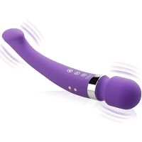 Silikonowy masażer z penetratorem pochwy w jednym - dge lf011 - 2