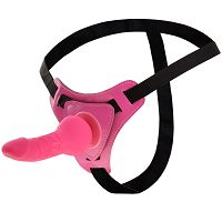 Strap-on żylasty penis pas z odkręcanym dildo - 70684651 - 6