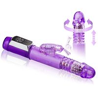 Wodoodporny wibrator rotacyjno-posuwisty z motylkiem - lbb 037352 - 4