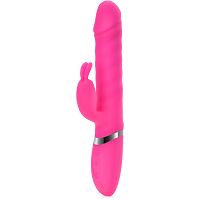 Wibrator posuwisty z królikiem do łechtaczki - funkcja grzania do 48stc - 71685375 - 5