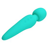 Zielony super miękki silikonowy masażer WAND 35 wibracji - 74787914 - 7