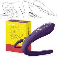 Satisfyer double classic - wibrator dla par masażer do używania podczas seksu 10 funkcji - OUTLET - 6