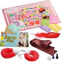 Zestaw Walentynkowy: Gra, Popping Candies, lubrykant, masażer - 76387800 - 6