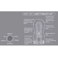 Japoński masturbator - tenga deep throat red - dsr 500194 - 5