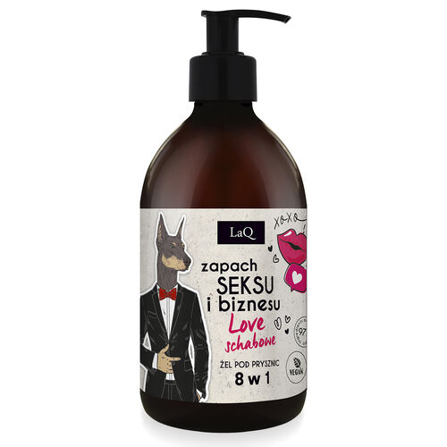 Wegański żel pod prysznic dla mężczyzn DOBERMAN Love Schabowe 500 ml - 72942286