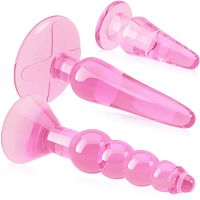 Zestaw korków analnych 6szt. Korki do odbytu anal plug z uchwytem - 73134614 - 3