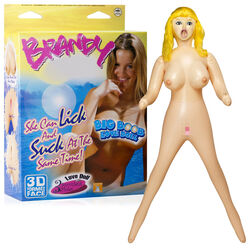 Brandy big booob love doll z twarzą 3d - dsr 0517186