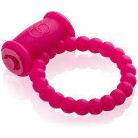 Wibrujący silikonowy pierścień ring na penisa - dge n008 - 5