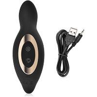 Rotacyjny masażer prostaty i krocza wibrator analny sterowany pilotem - 79823603 - 3