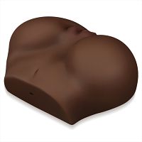 Realistyczna sztuczna pochwa i anus krągłe pośladki - 79924123 - 4