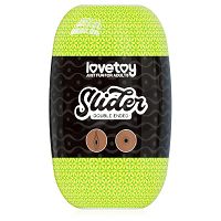 Dwustronny masturbator dla mężczyzn brązowa pochwa i anus - 79099961 - 2