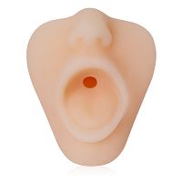 Sztuczna pochwa usta masturbator oralny męski 14 cm - 74658405 - 3