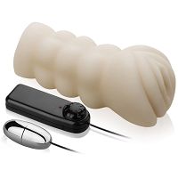 Wibrujący masturbator sztuczna pochwa z tunelem 3d - 78857625 - 2