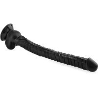 Sztuczny penis - długi 42 cm - dong, żelowe dildo na przyssawce - 76175575 - 2